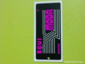 Old Labels: ETIQUETA. EQUI MODA. MADRID. C8CR